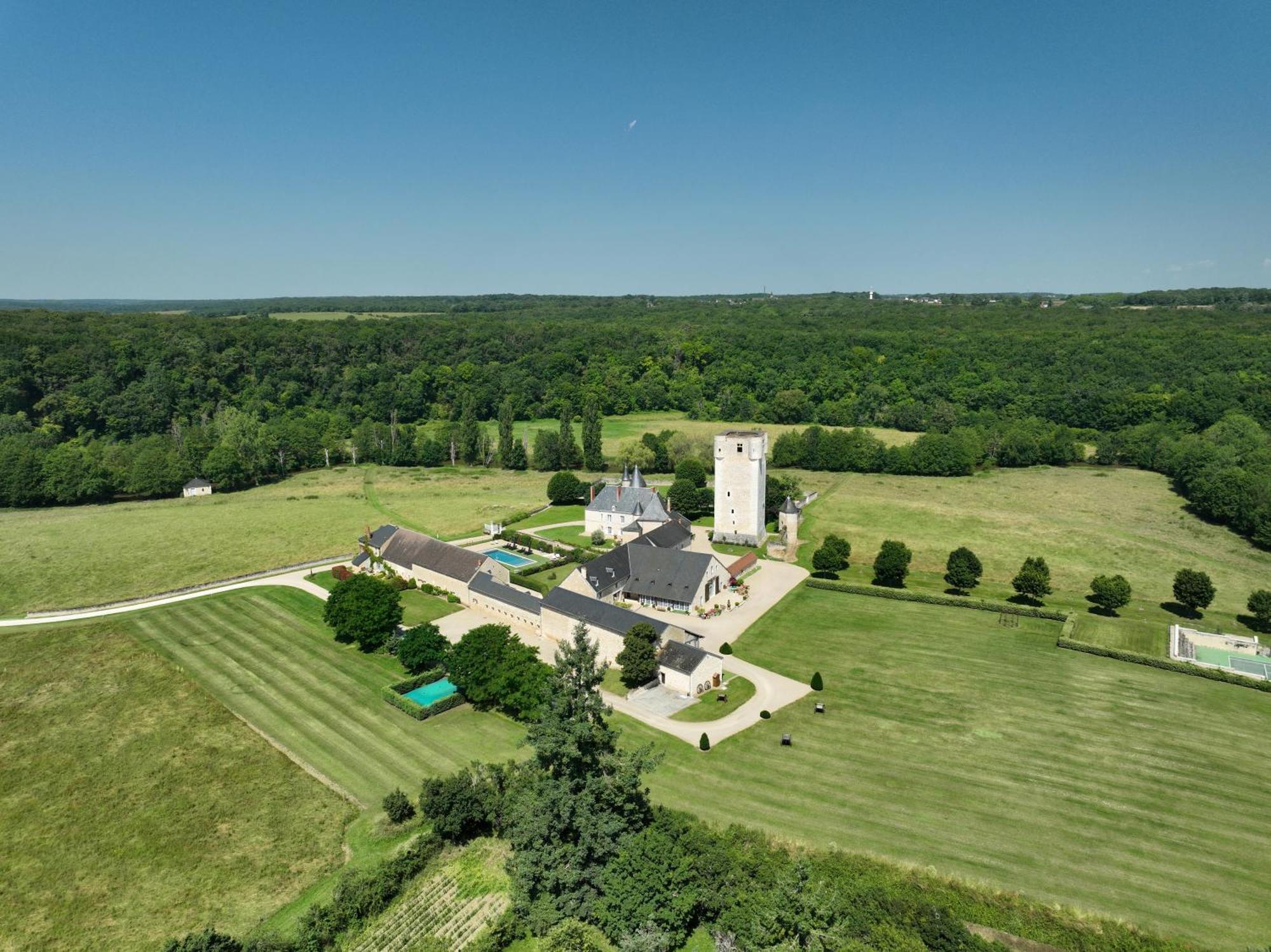 Chateau De Mazieres Tendu Buitenkant foto