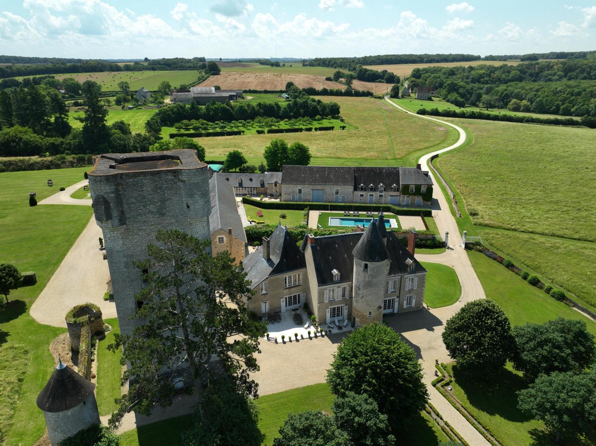 Chateau De Mazieres Tendu Buitenkant foto