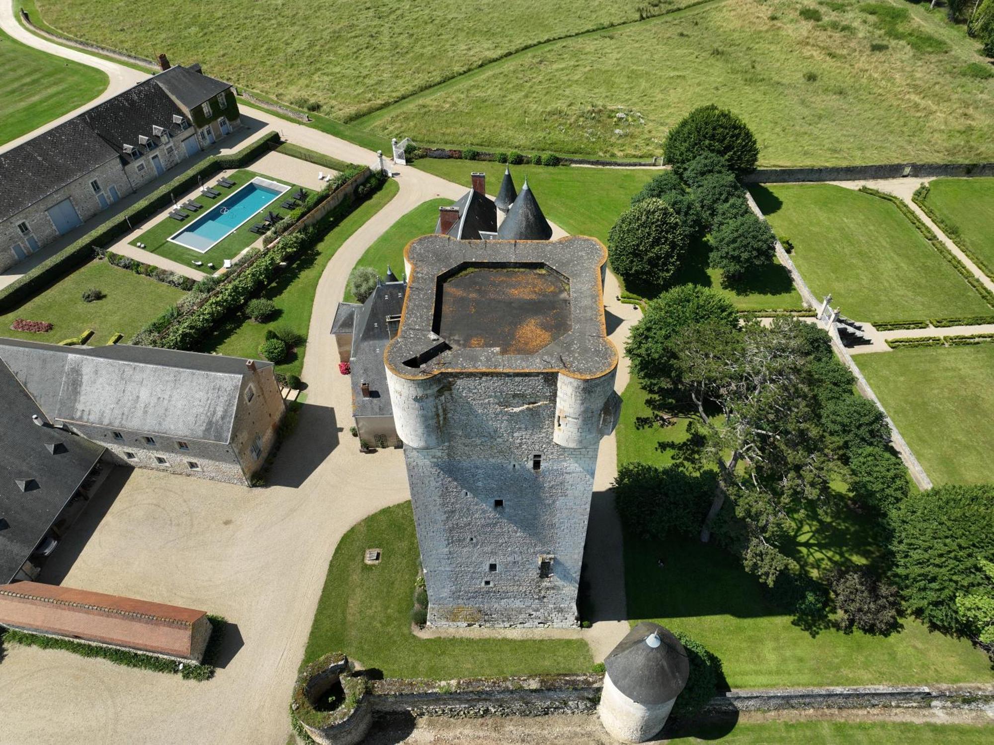 Chateau De Mazieres Tendu Buitenkant foto