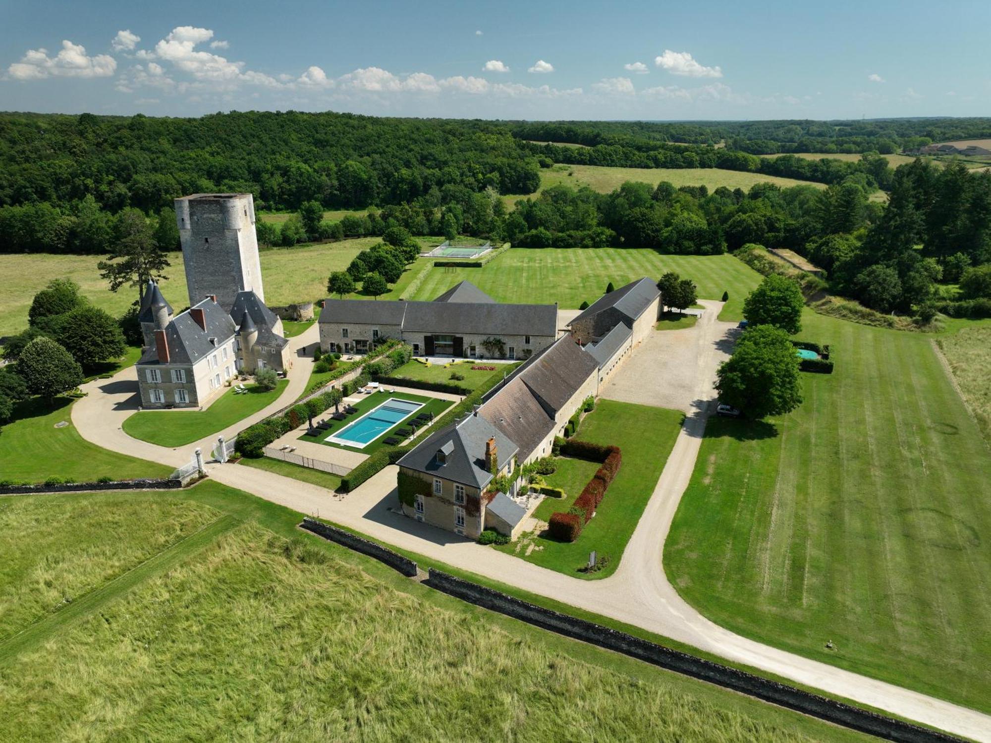 Chateau De Mazieres Tendu Buitenkant foto